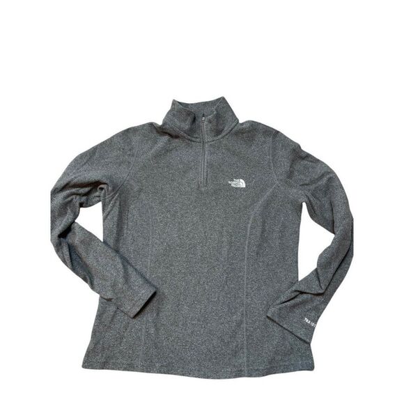 The North Face Womens Grey 1/4 Zip Fleece Pullover M/M - Picture 6 of 7